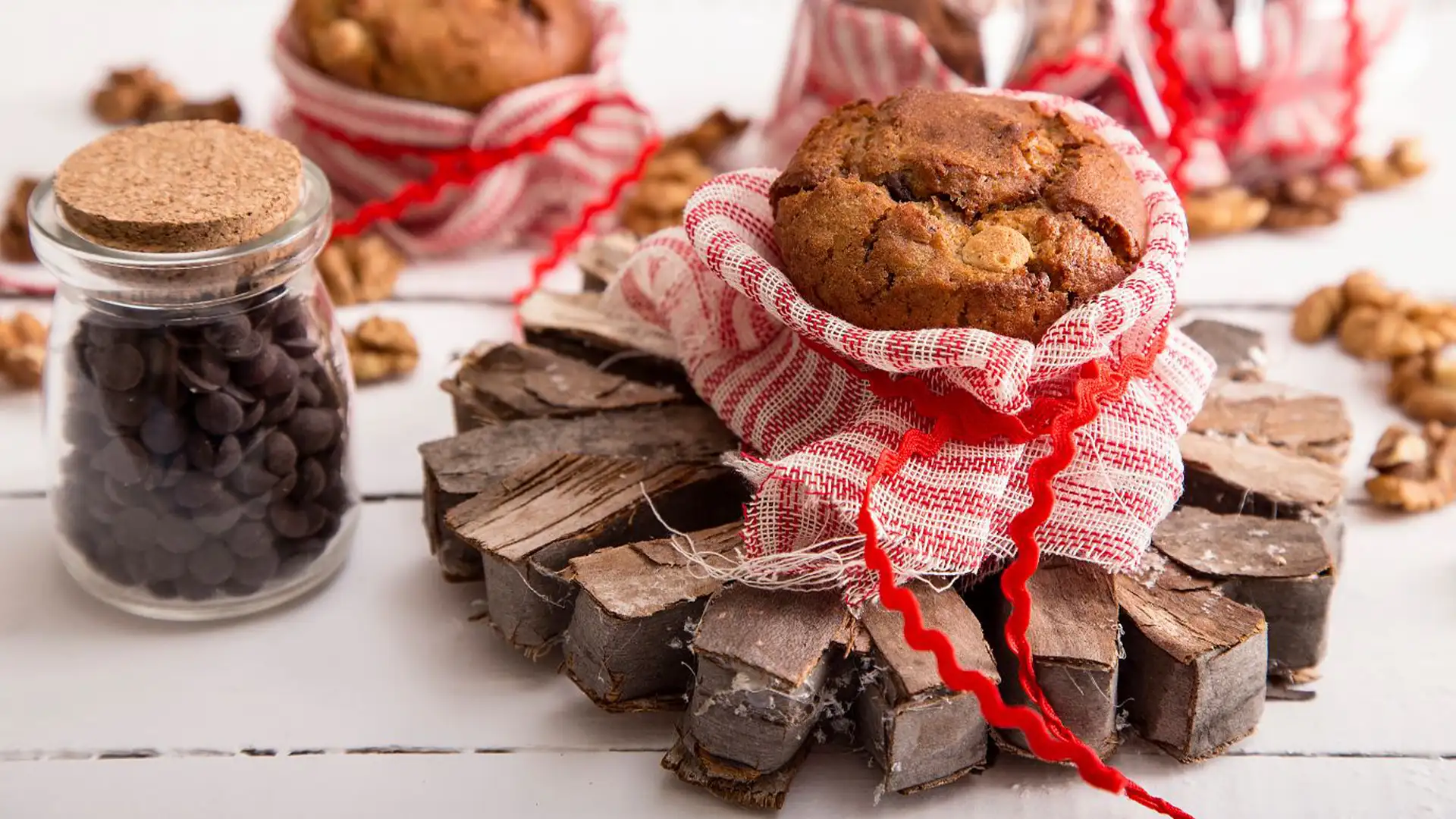 Muffins Rustic με Μαγιά και Προζύμι