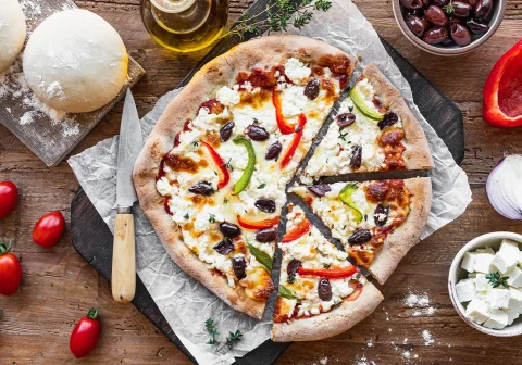 Πίτσα Rustico χωριάτικη