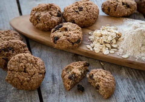 Τραγανά Cookies Βρώμης