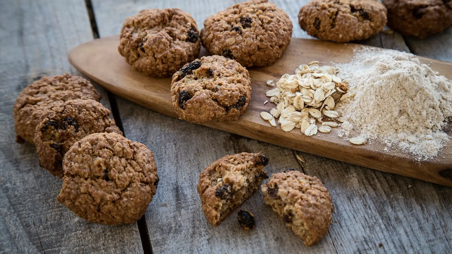 Τραγανά Cookies Βρώμης