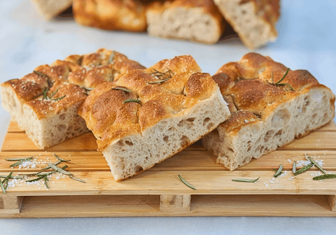 Focaccia αργής ωρίμανσης