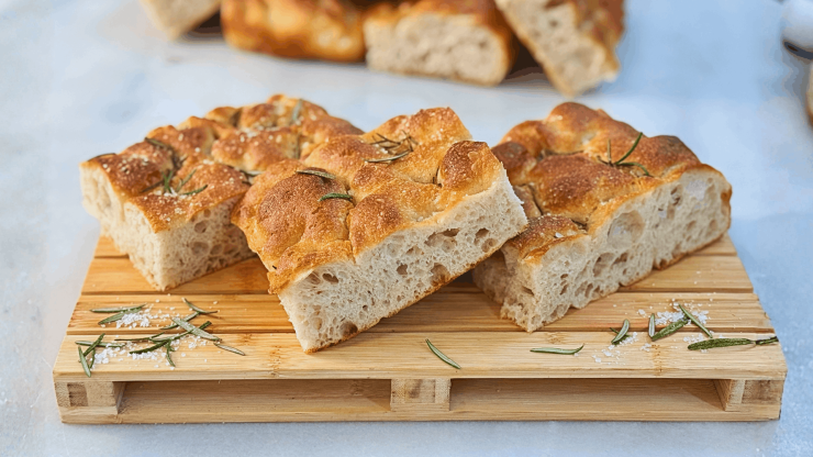 Focaccia αργής ωρίμανσης