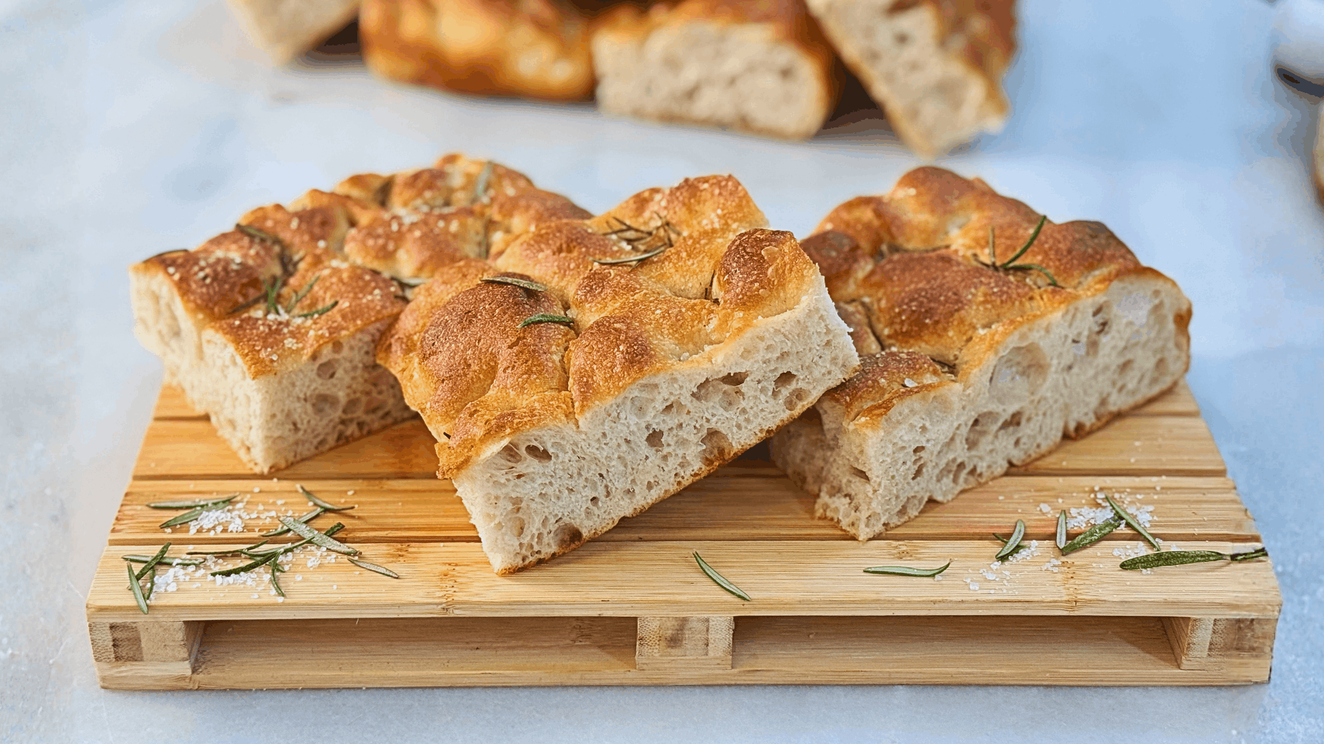 Focaccia αργής ωρίμανσης