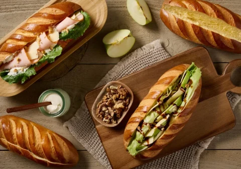 Sandwich με μπαγκέτα Βιέννης